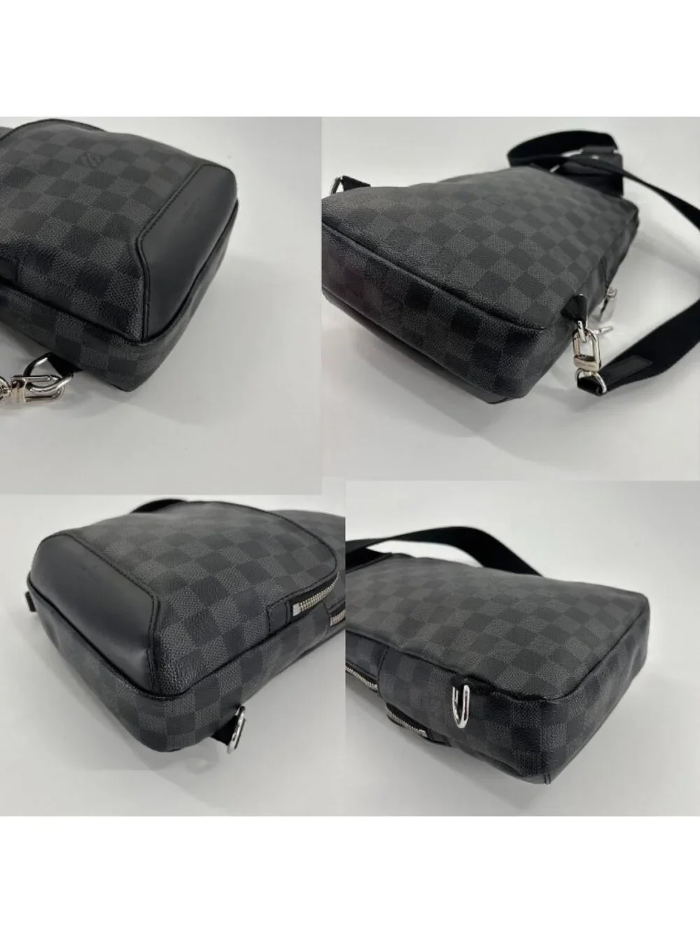 Louis Vuitton Damier Graphite Sling Bag Black